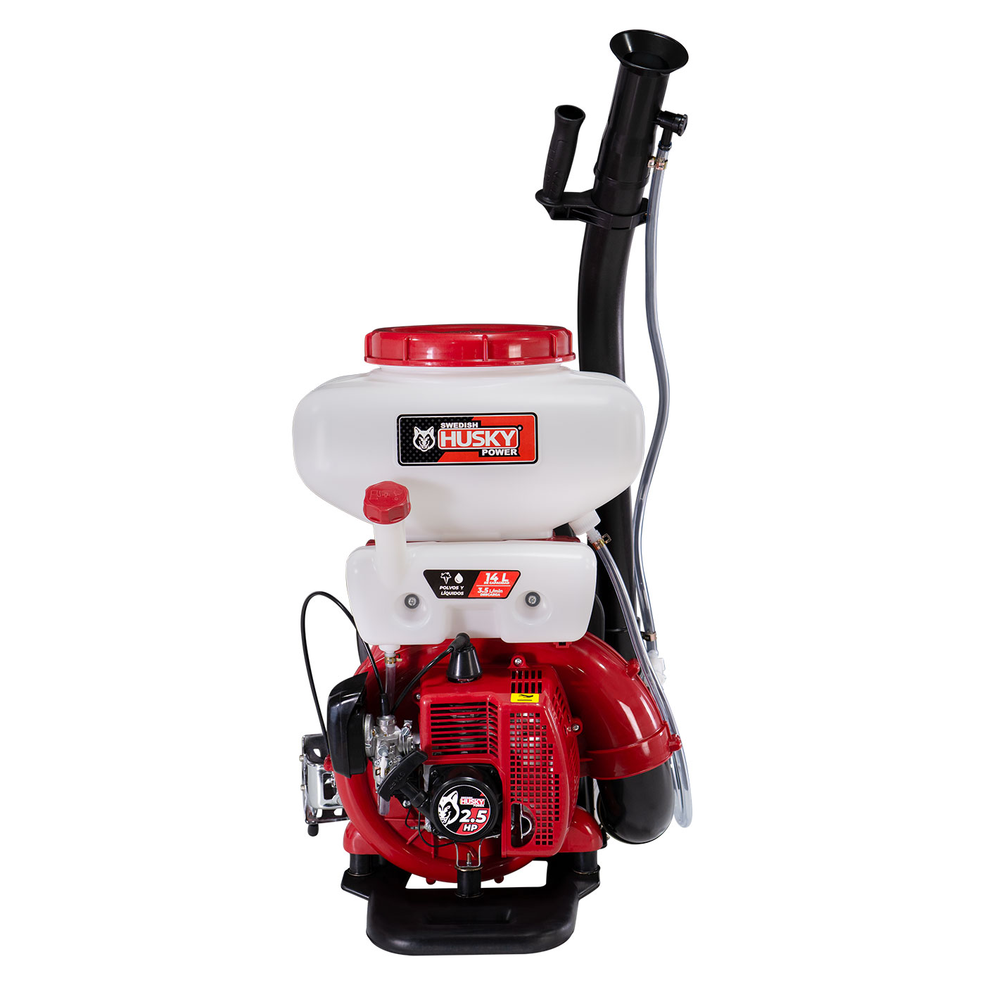 FUMIGADORA ASPERSORA SWEDISH HUSKY POWER P/LIQUIDOS Y POLVOS 14 LITROS 2.5 HP 41.5 CC - HKF1400