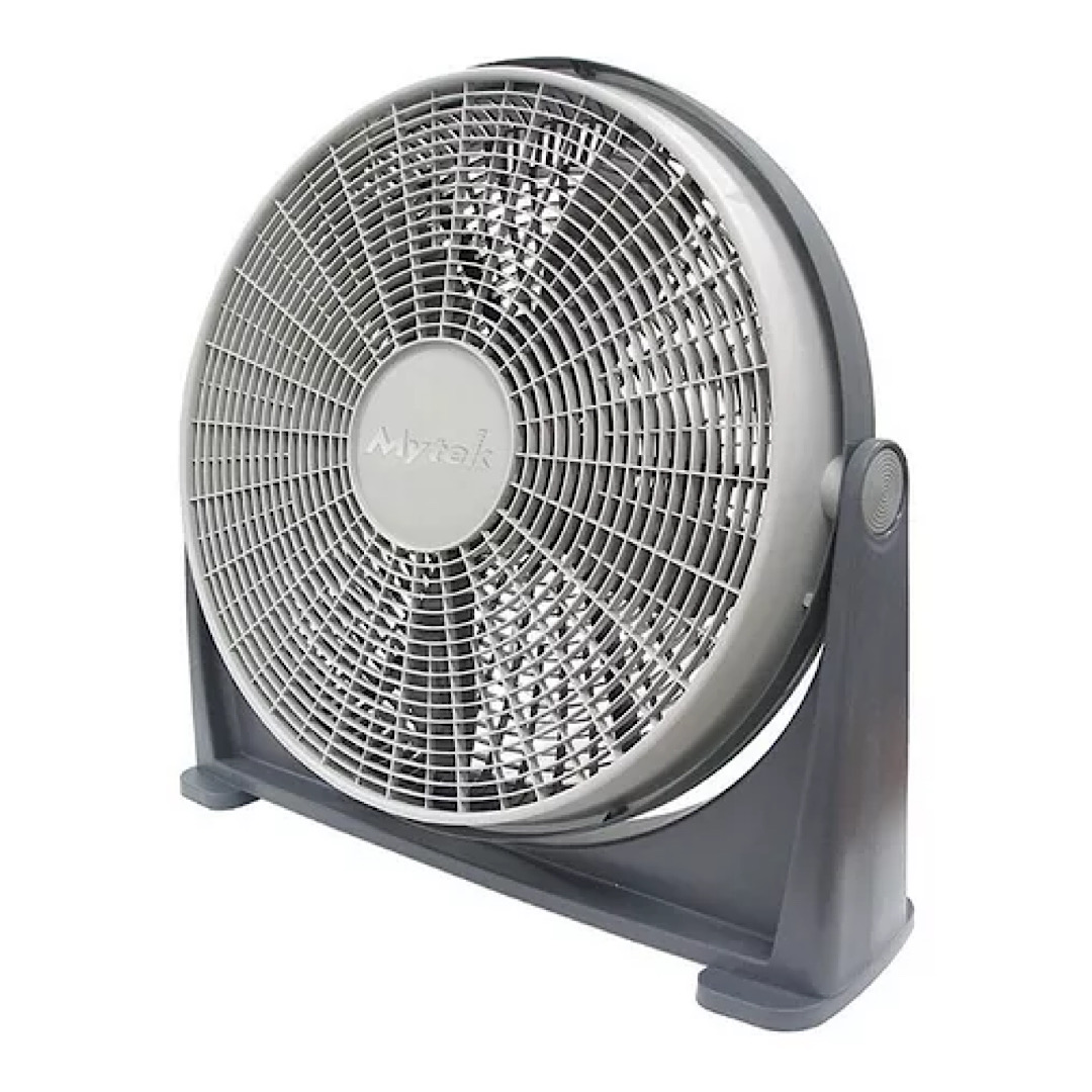 Ventilador de pared y de piso Fan Star 3349 gris con 5 aspas de plástico, 20" de diámetro 127 V.