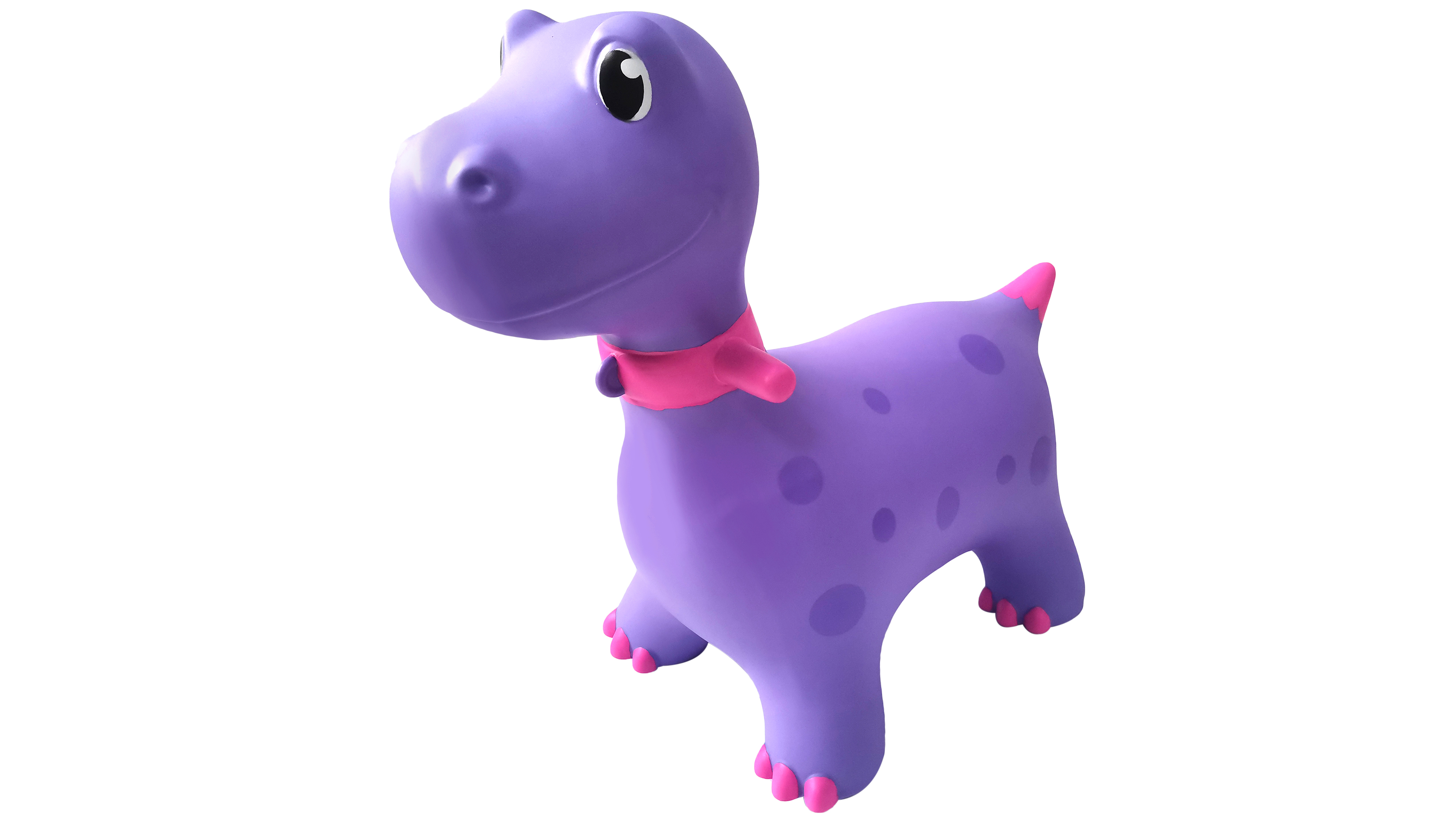 Montable Inflable Brincolin Ecobaby Original Dinosaurio Violeta.