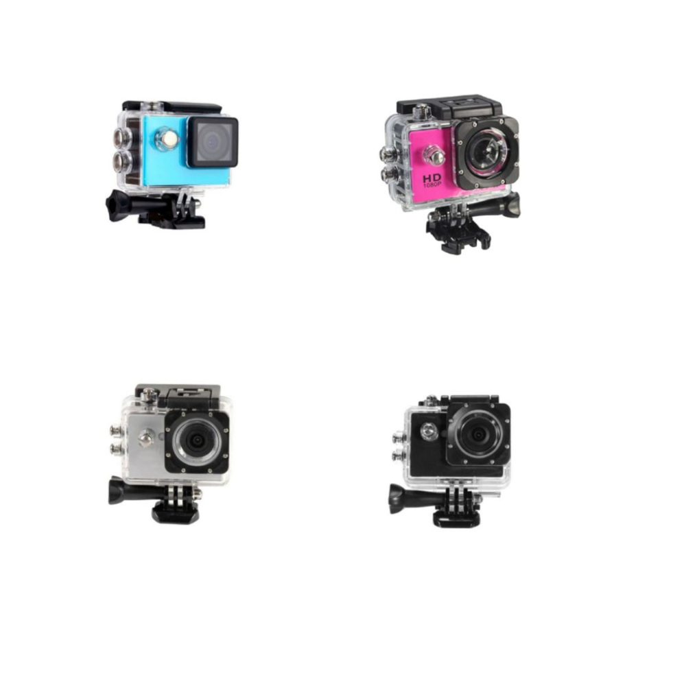 Combo de 4 Sportcam de Colores Video Hd 1080p 