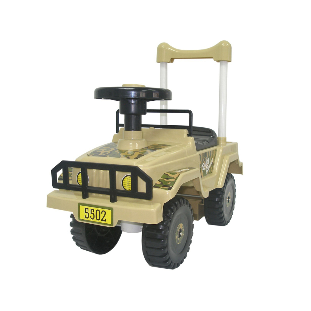 Carrito Montable Jeep Kahki.