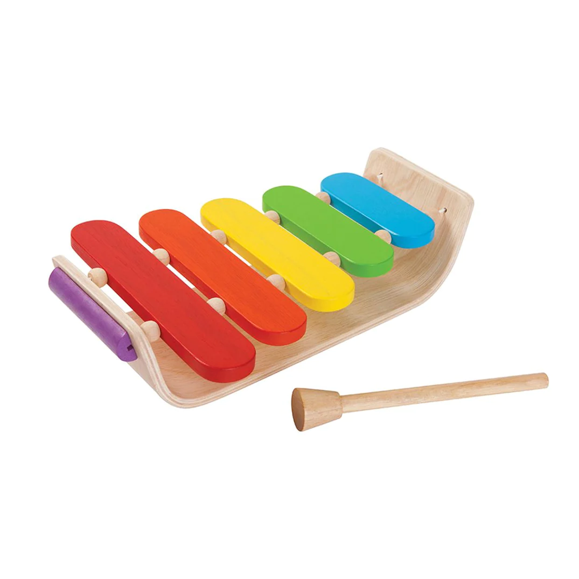 Juguetes didácticos de madera PlanToys.- Oval Xylophone