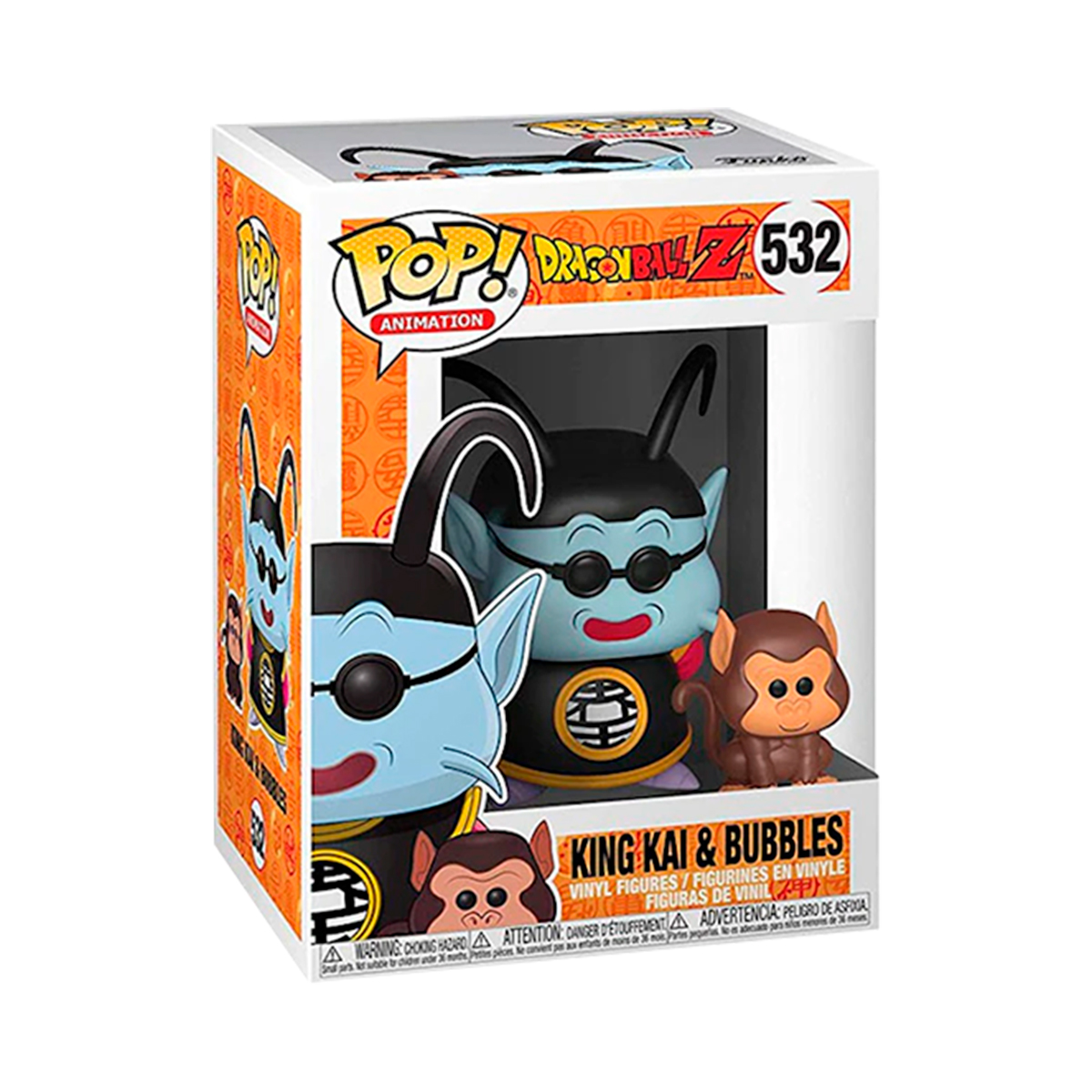 Funko Pop Kaio Sama Y Bubbles #532 Dragon Ball Z Anime Figura Original