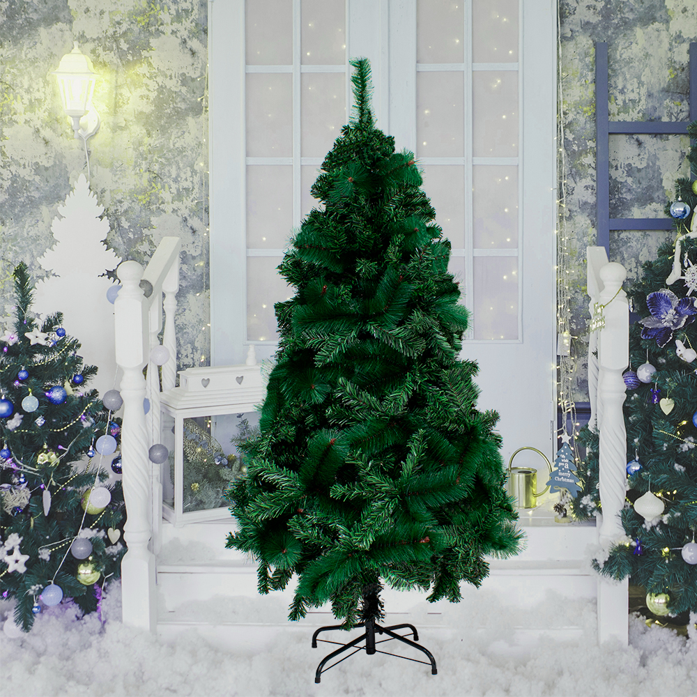 Árbol Tupido Navideño Verde Artificial 210 Cm Altura