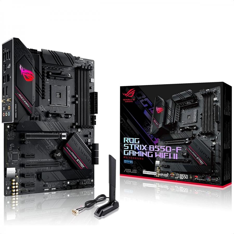 Tarjeta Madre ASUS ROG STRIX B550-F GAMING WIFI II 4xDDR4 PCI-E USB3 Socket AM4