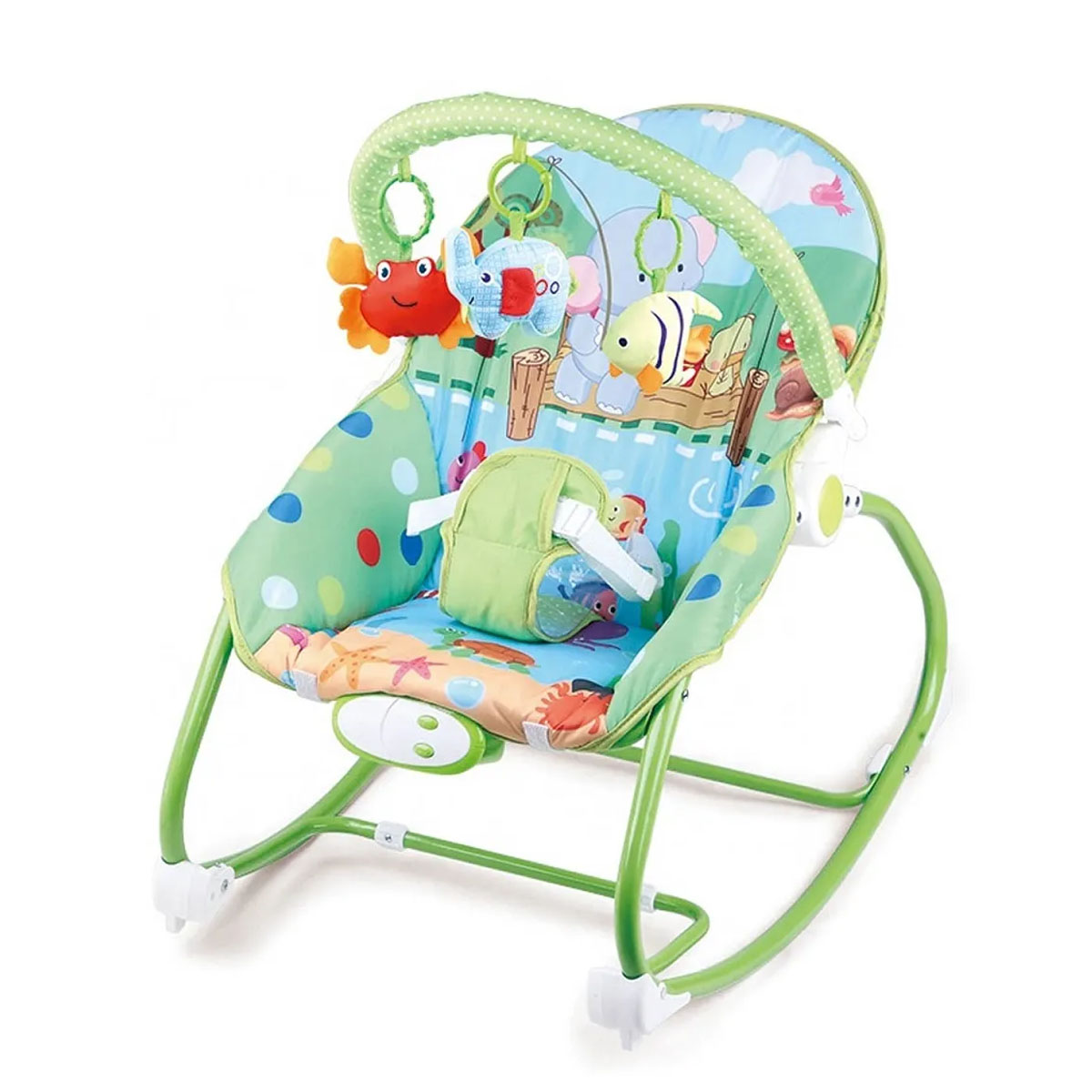 Silla Para Bebe Bouncer Mecedora Infant to Toddler Rocker Verde.