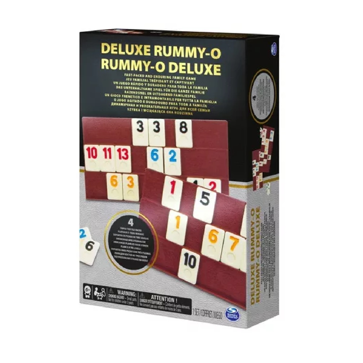 Spin Rummy Juego de mesa Rummy-O Deluxe Spin Master