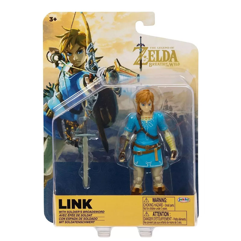The Legend Of Zelda (botw): Figura De Accion Link Con Espada