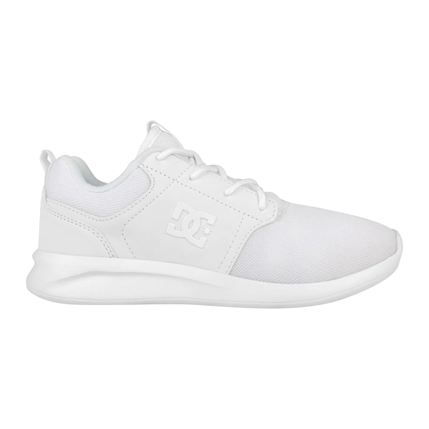 TENIS DC SHOES MUJER BLANCO DC SHOES MIDWAY ADJS700100WW0.