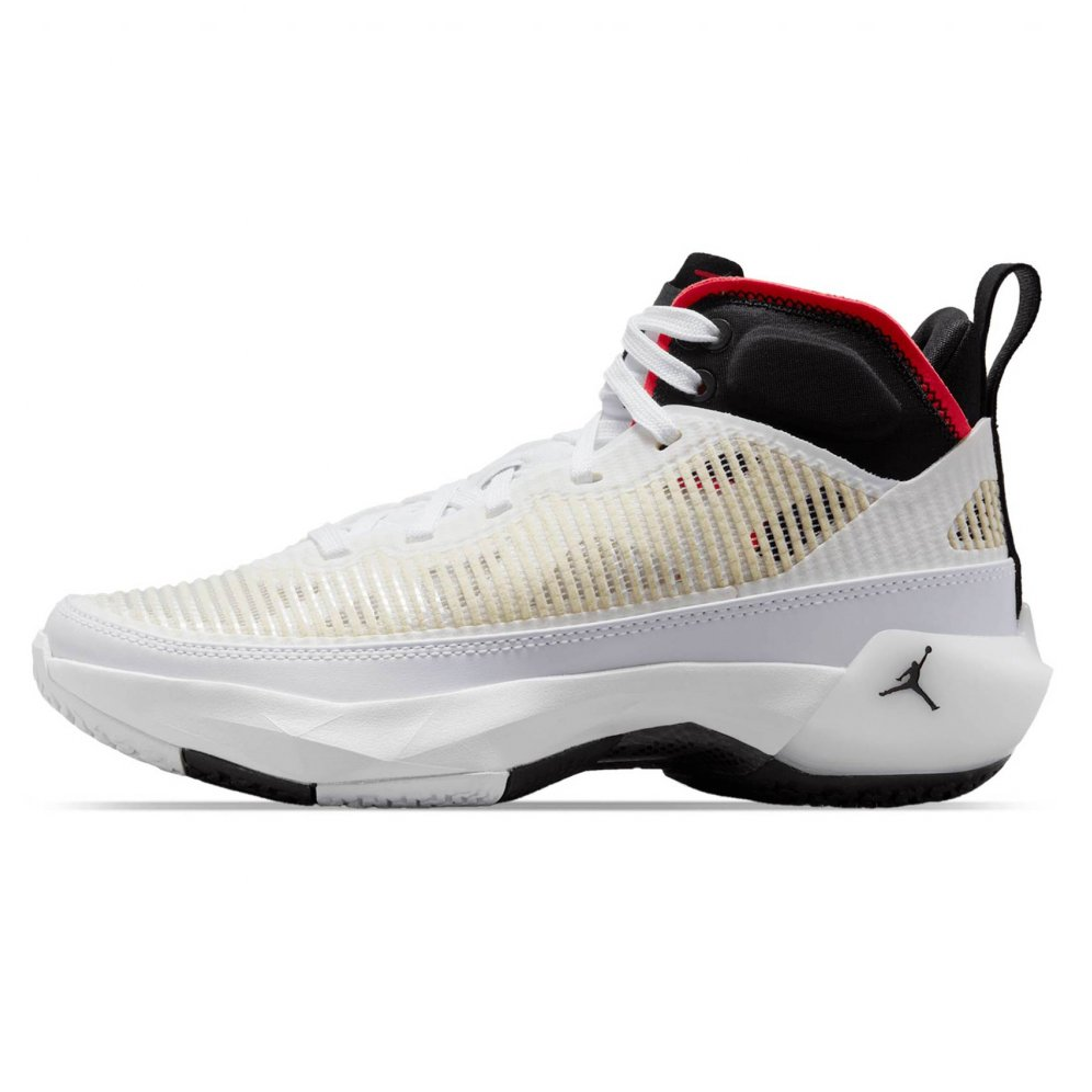 TENIS AIR JORDAN XXXVII BLANCO/NEGRO/ROJO BASQUETBOL MUJER TALLA