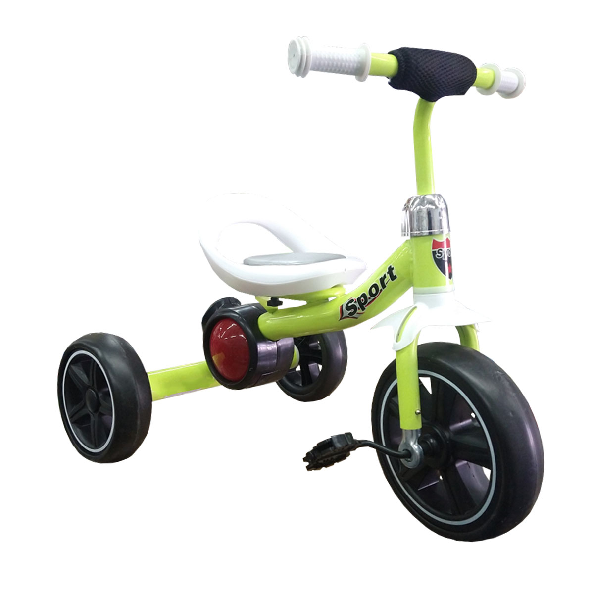 Triciclo Eléctrico Triciclos En Jumbo Triciclo Jumbo Triciclo Para Niños  Esfera Musical 926 Amarillo Verde