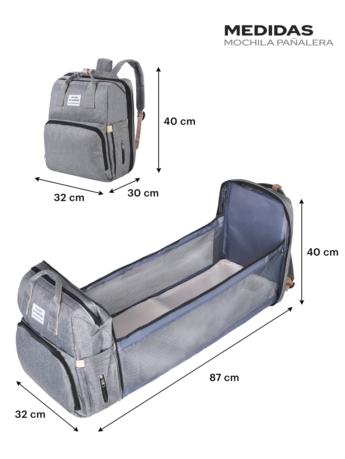 Mochila Cartera Mochila PaÃ±alero Pañaleras Bolso PaÃ±alera Bebe