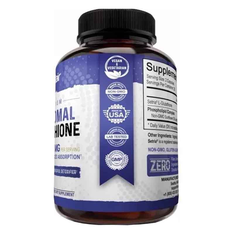 nutriflair glutathione Exp: 04/28 NutriFlair Liposomal Glutathione Setria® 700mg - Pure Stable,  Active Form L Glutathione reductase (GSH)