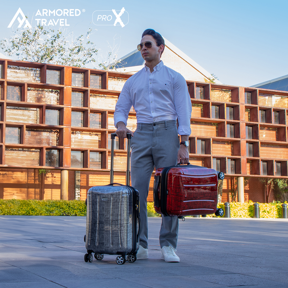 Maleta de mano carry-on cabina policarbonato Pro-x Marte 20