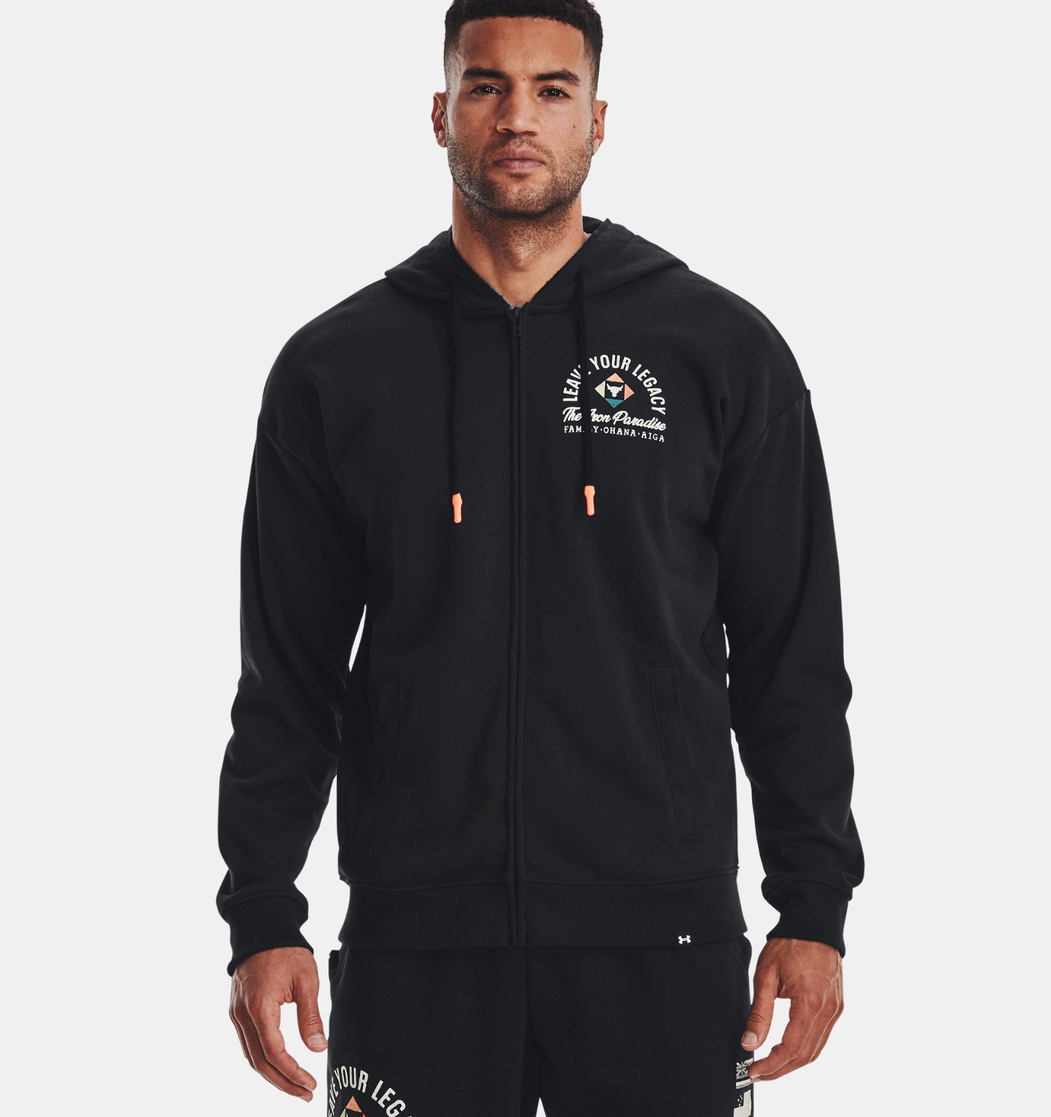 Sudadera Con Capucha Under Armour Project Rock Heavyweight Terry Full-zip