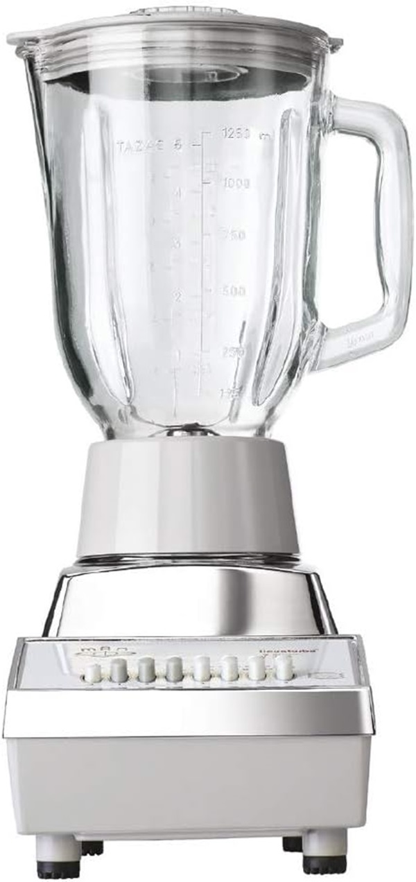 Licuadora Man LMV-9090 Vaso de Vidrio Vel Metalica