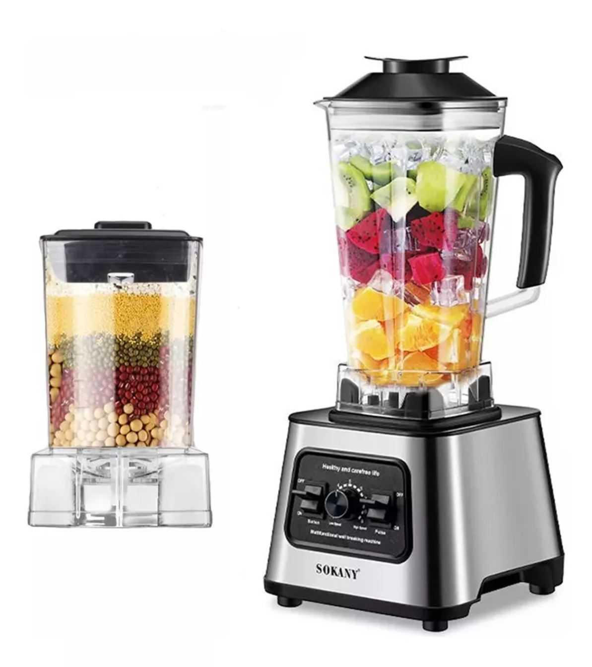 Licuadora Profesional Uso Rudo Blender Para Hielo 2 In1 2.5l