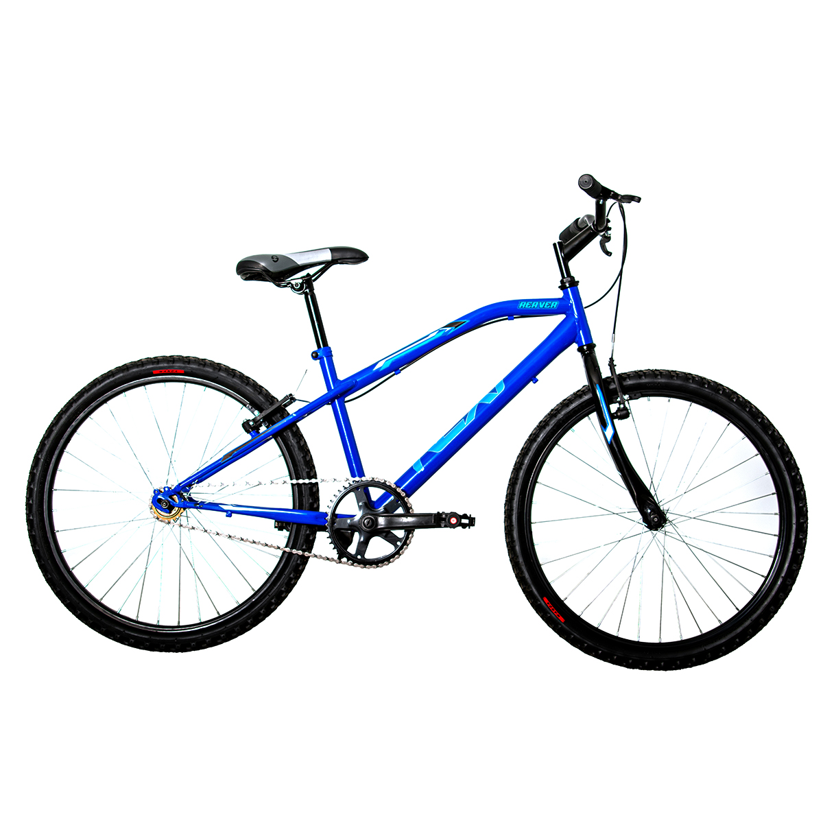 Bicicleta Veloci Next Reaver M/Ring R24 Azul BMX