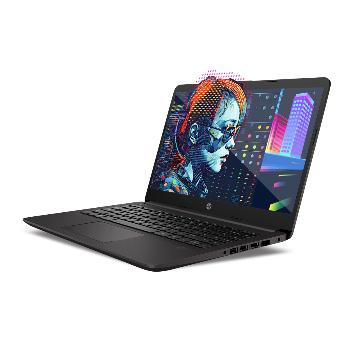 Combo Laptop HP 245 G9 amd Ryzen 5-5625U 6C 8GB 256GB ssd 14Pulg