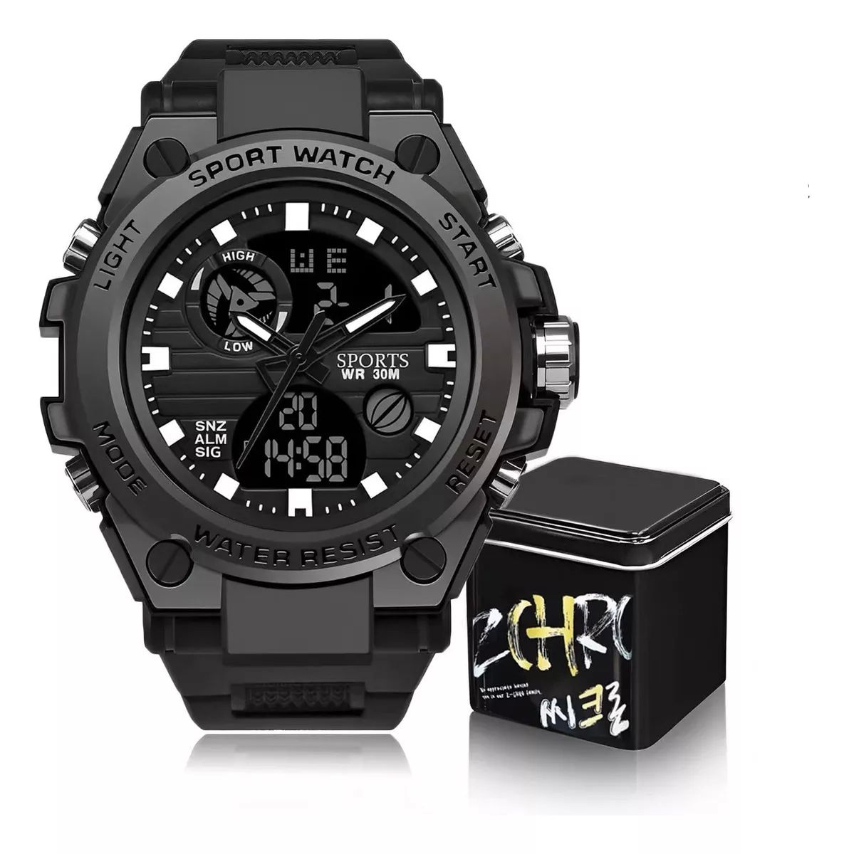 Reloj De Pulsera Táctico Deportivo Impermeable Para Hombre.