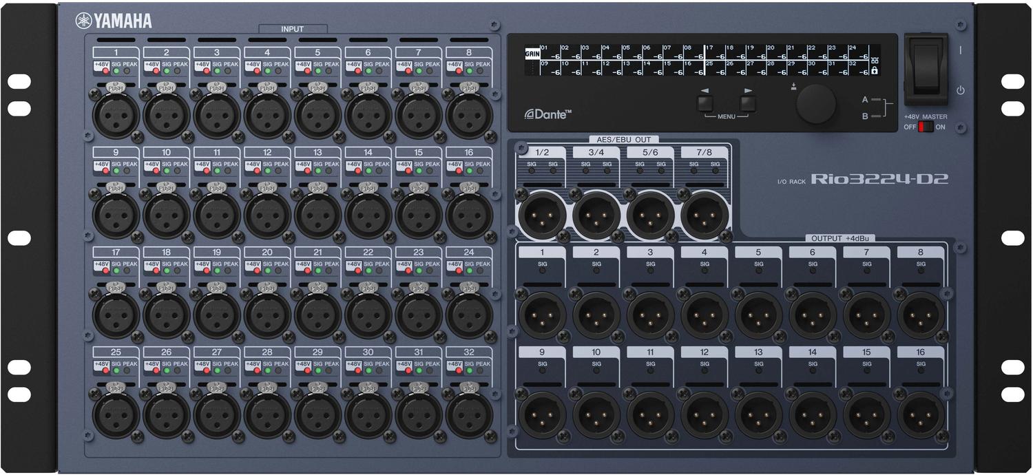Yamaha RIO3224-D2 Rack de Expansion 32 In 24 Out Serie CL-QL