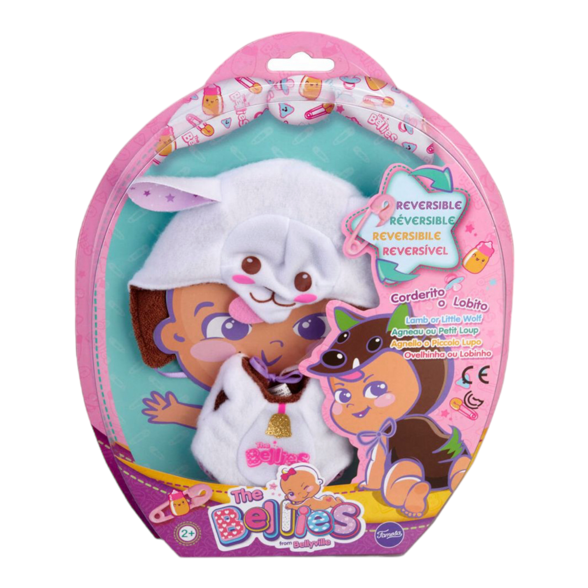 The Bellies Traje Reversible Cordero o Lobito Famosa