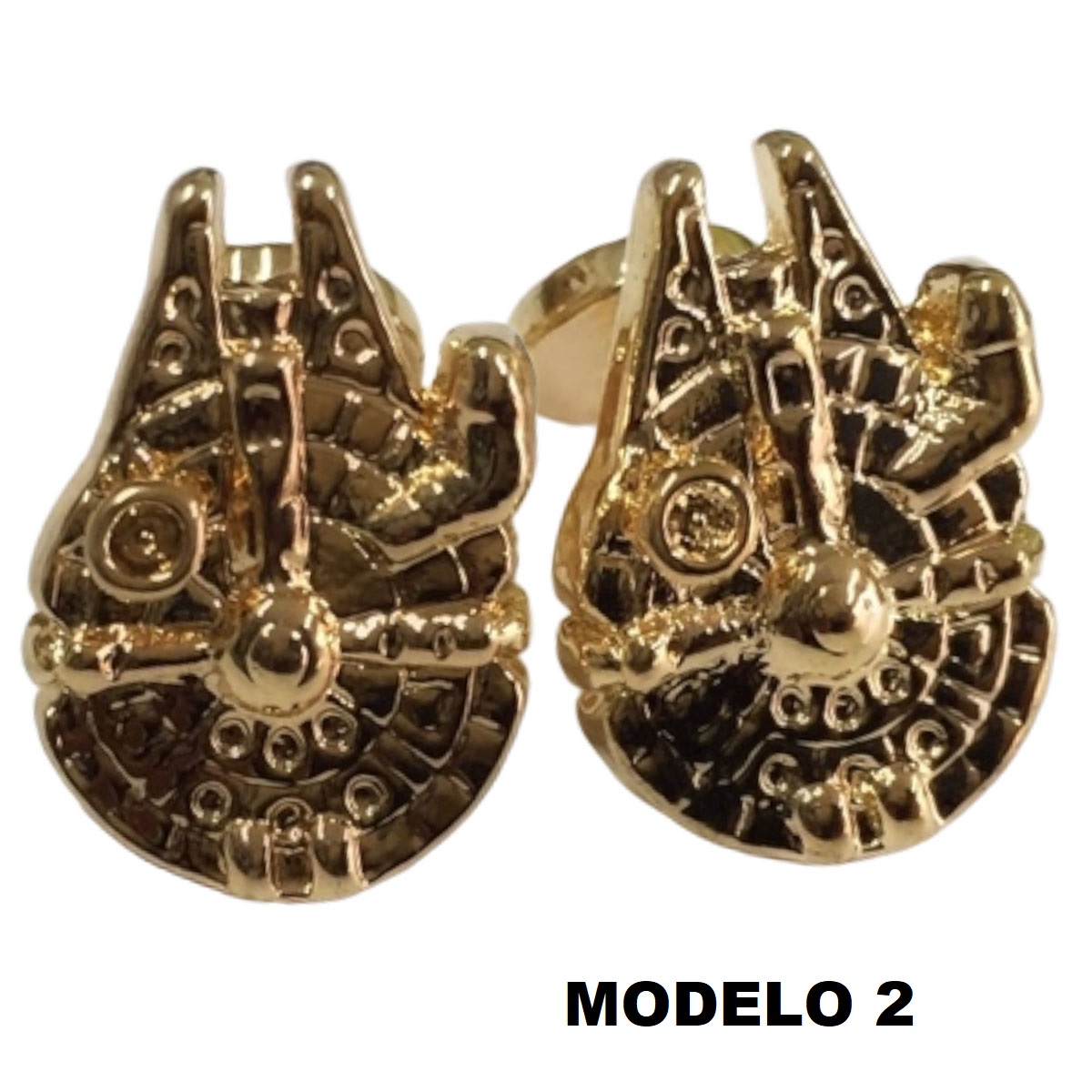 Gemelos Star Wars Soldados De Asalto - Diseño Máscara Plateada, Cierre De Pasador, Regalo Para Fans