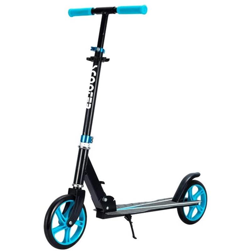 Scooter Para Adulto Plegable De Metal 100 Kg 2 Ruedas Azul