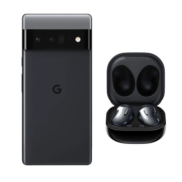 Google Pixel 6 Pro 128GB Negro Reacondicionado + Audifonos Inalambricos.