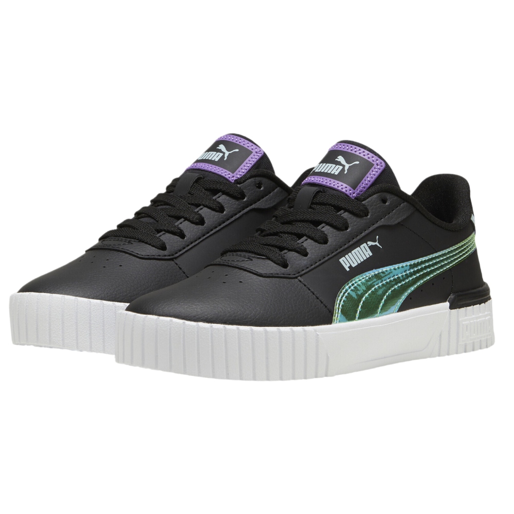 Tenis Casual Puma Carina 2.0 Deep Dive Jr Negro de Mujer 396545 02