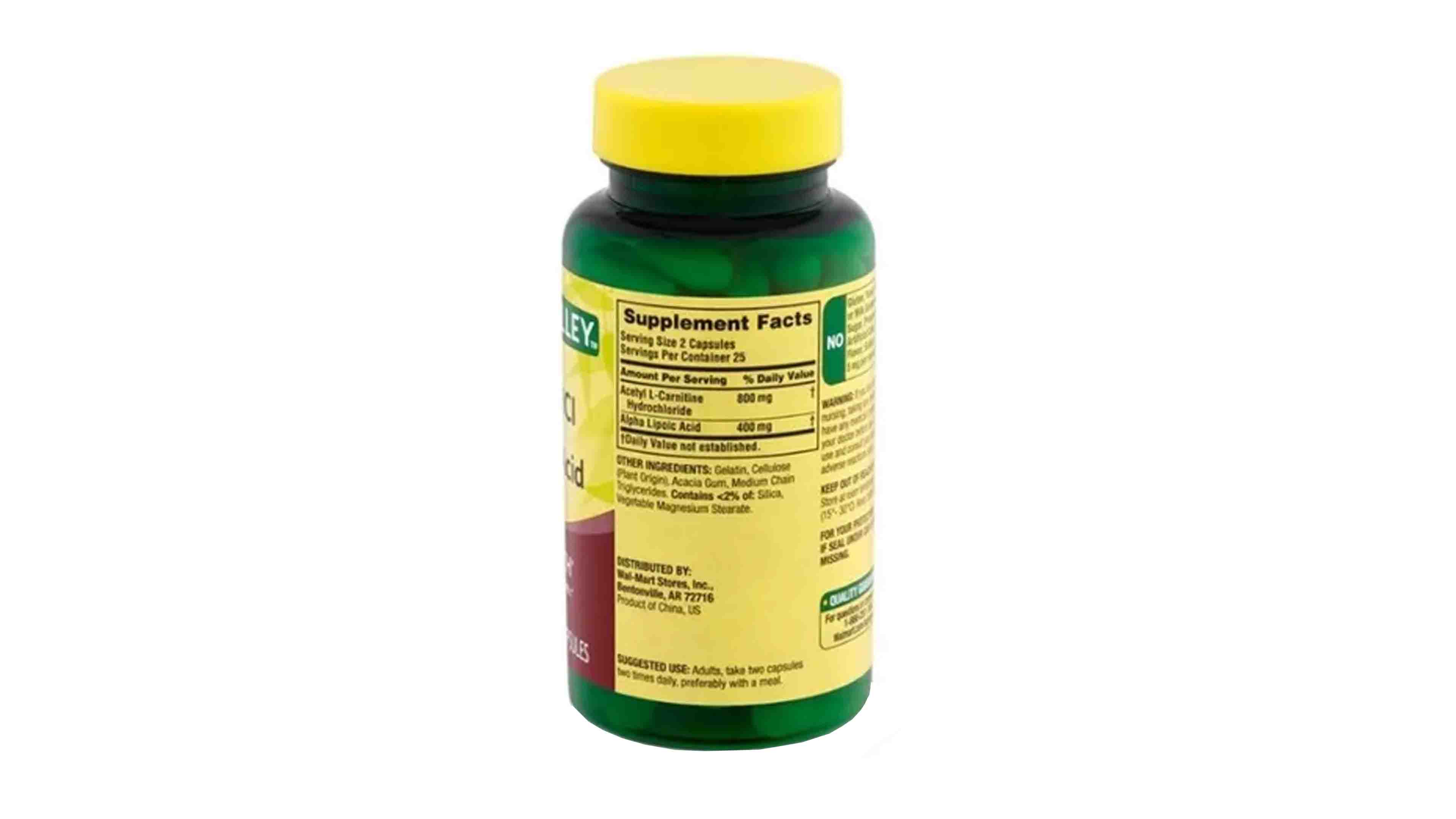 acido alfa lipoico y acetil l carnitina Acetil L-carnitina + Ácido Alfa Lipóico 120 Cápsulas main image 1
