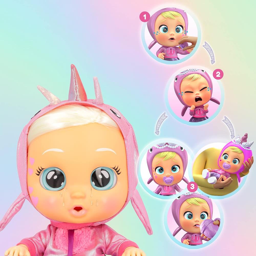 Muñeca Mini Bebés Llorones Lágrimas Mágicas Charmz – Con 6 Charms, Pulsera, Biberón Y Chupete, Para Niños +3 Años, Coleccionable