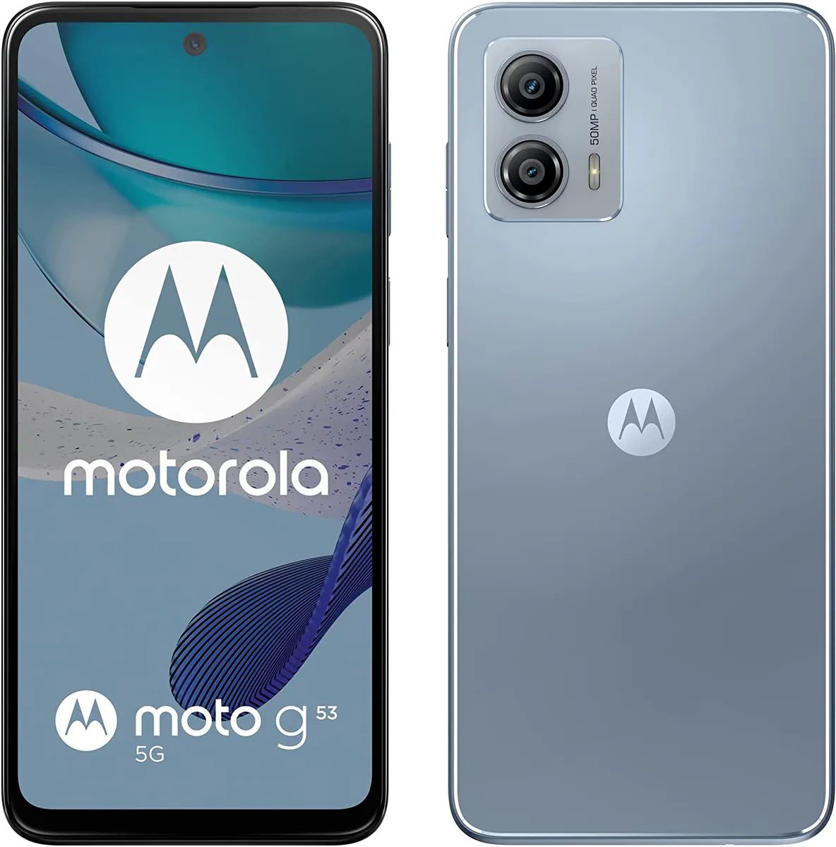 Celular Motorola Moto G53 128GB 4GB RAM Camara 50 MPX Color Azul.