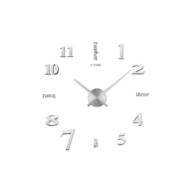 Reloj De Pared Apto Para Paredes, Reloj De Pared Digital 3d.