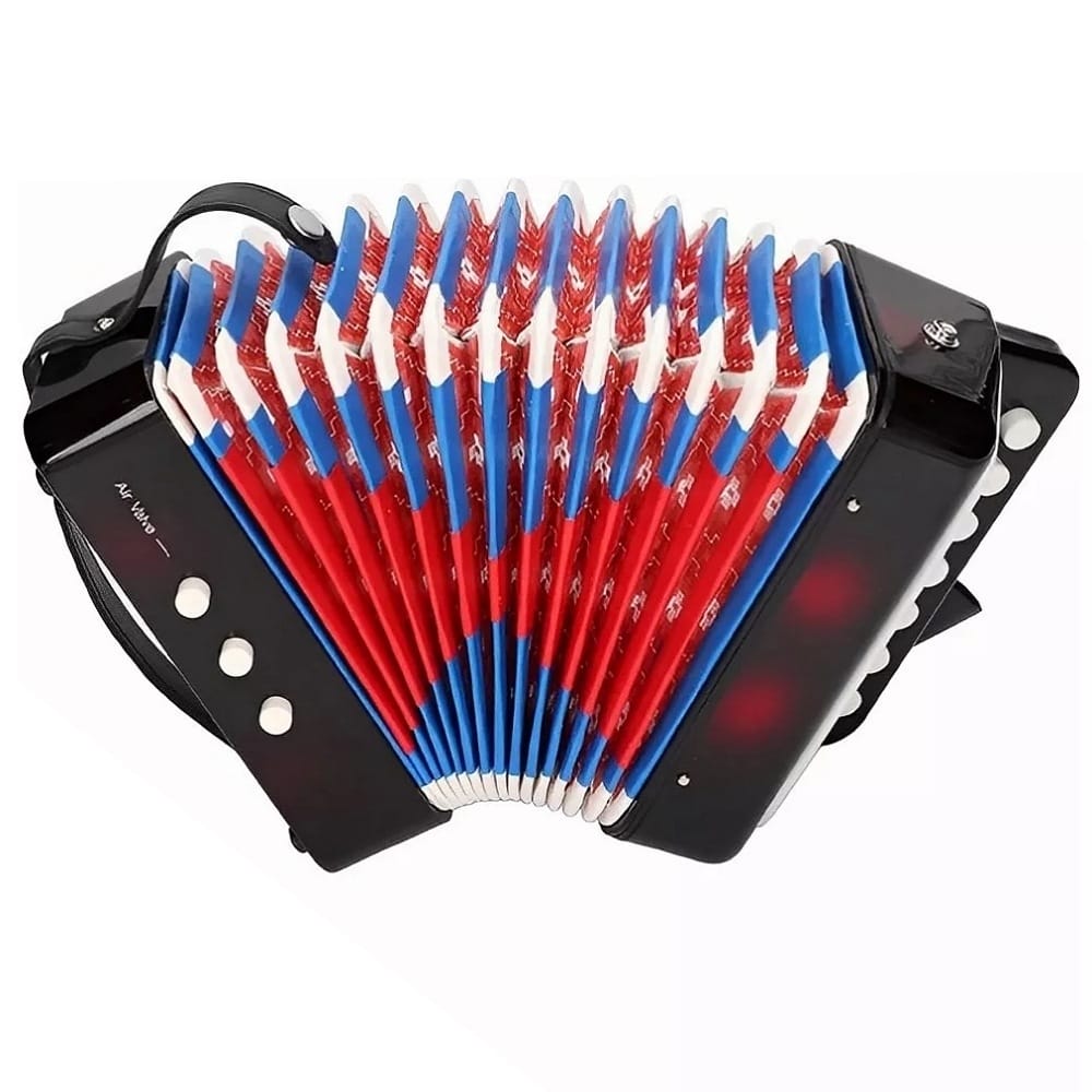 Mini Acordeon Infantil Con 7 Botones Para Niños Economía