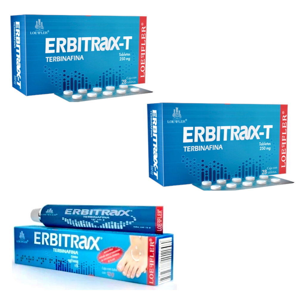 Tratamiento Medicamento Antimicótico Hongos ErbitaxT Terbinafina 2