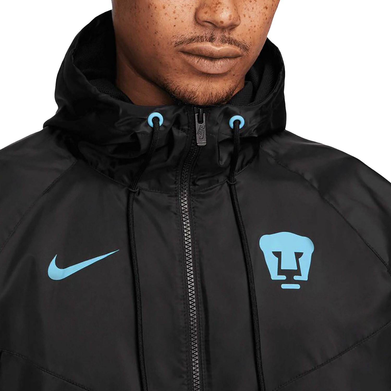 Rompevientos Nike Pumas UNAM Negro Windrunner 2024