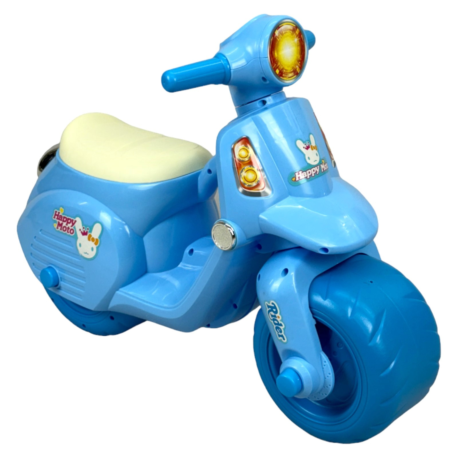 Montable para Niños Moto Correpasillos, largo 62 cm  - Azul.