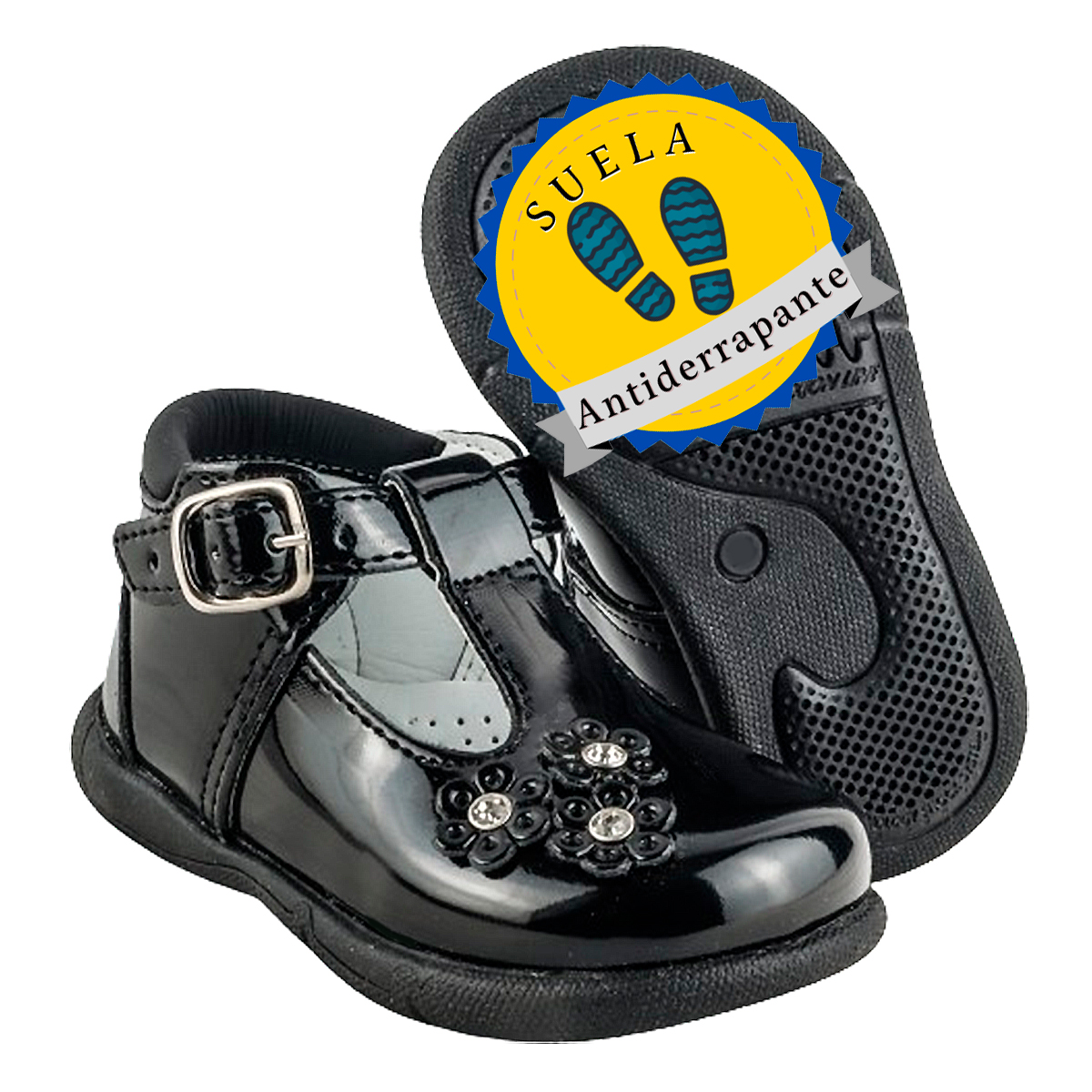 Zapato niña bebe fiesta casual arco ortopedico