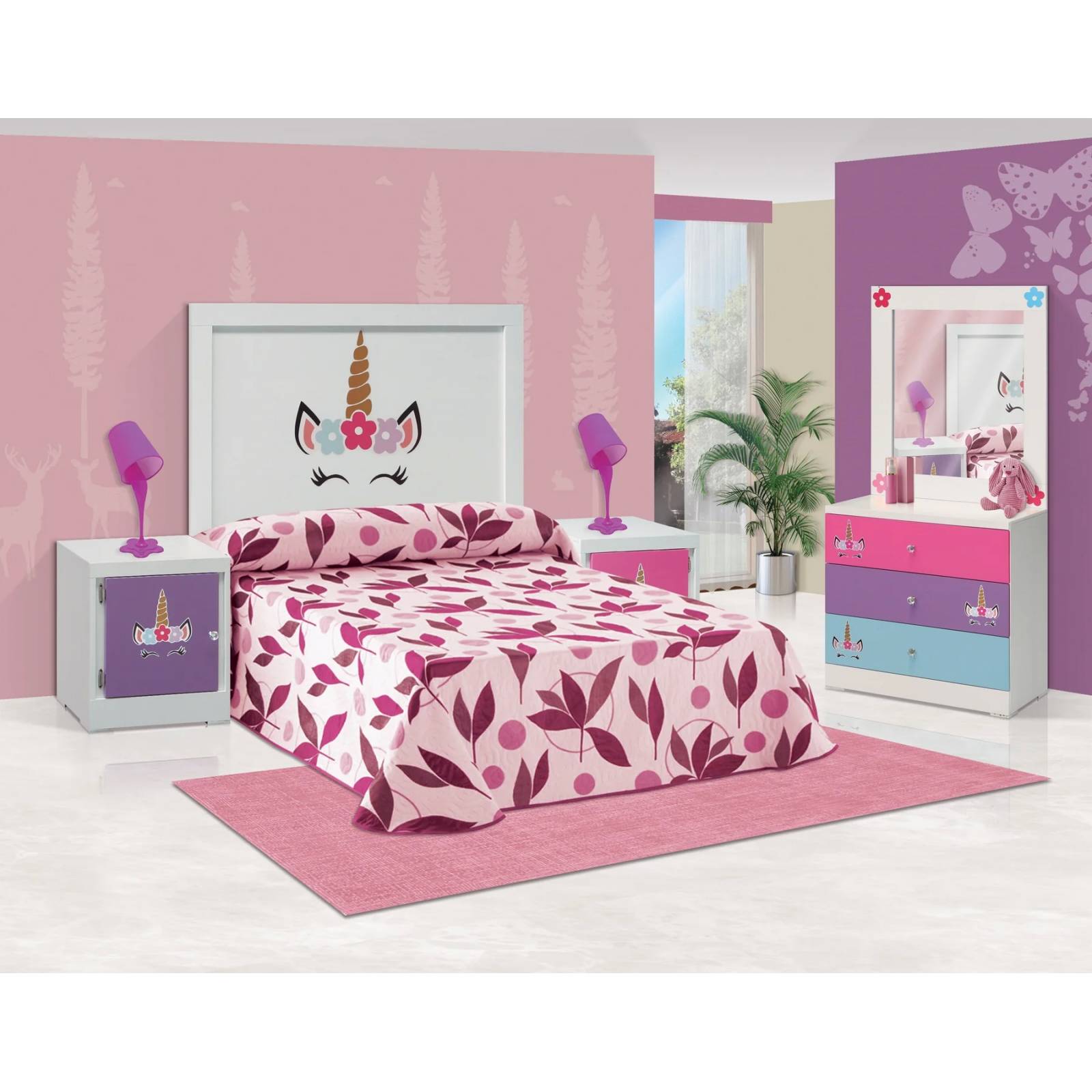 Recamara Matrimonial Princesa Blanco - Kessa