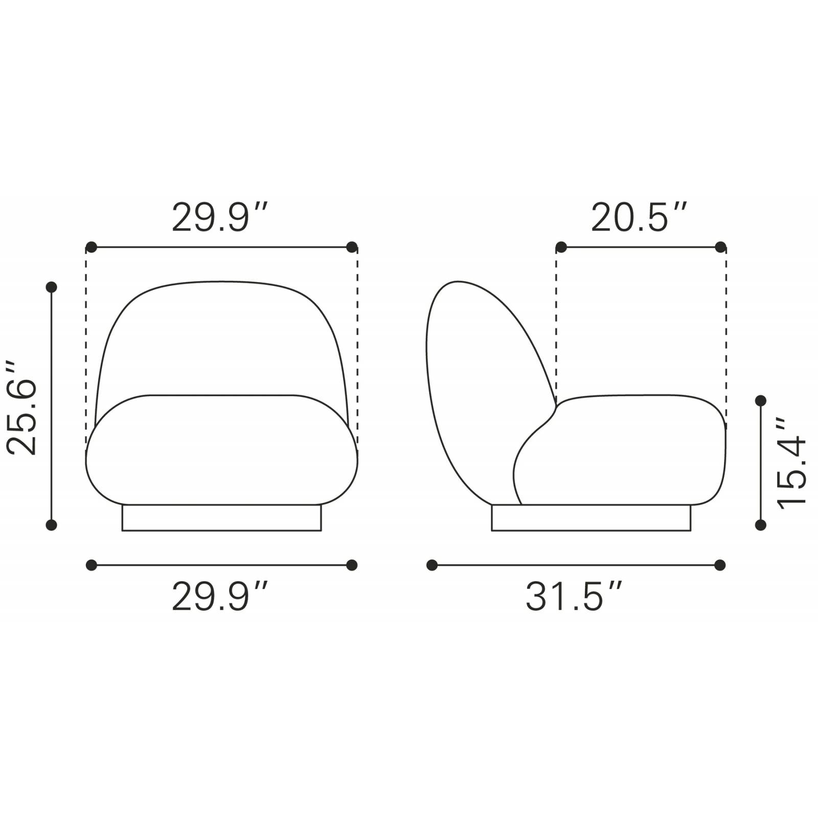 Sillon Myanmar Blanco - Kessa