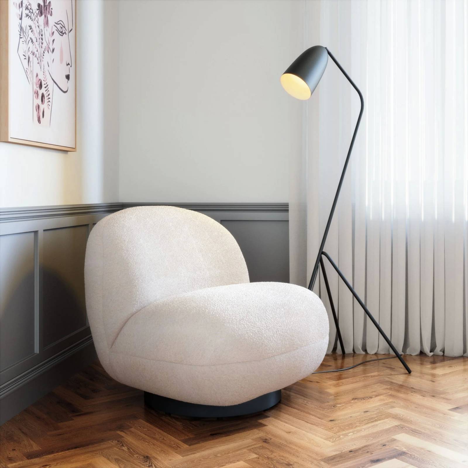 Sillon Myanmar Blanco - Kessa