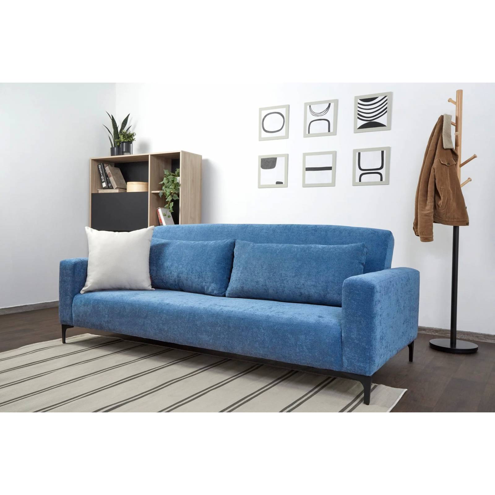 Sofa Cama Calamaro Azul - Kessa