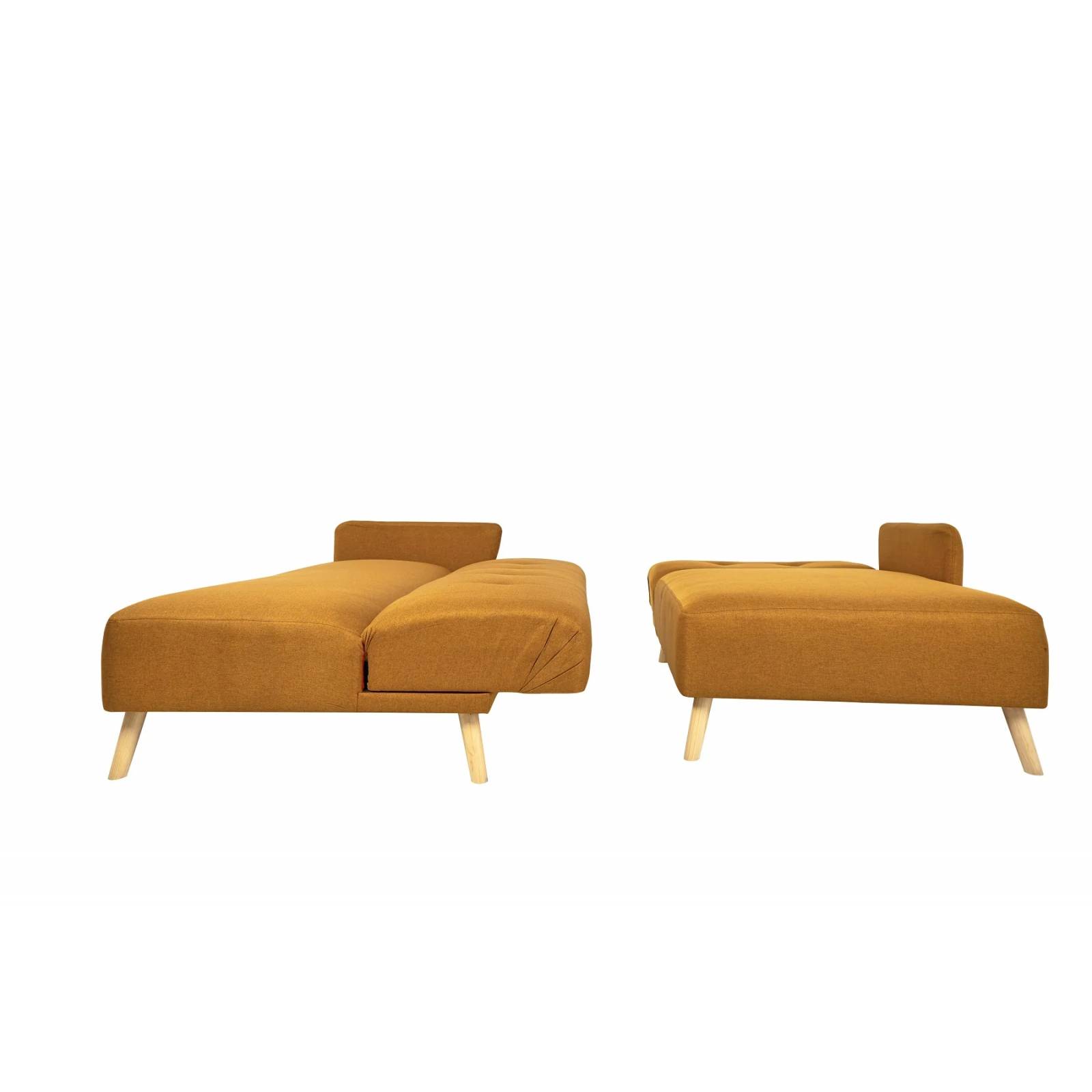 Sofa Cama Ariel Mostaza - Kessa