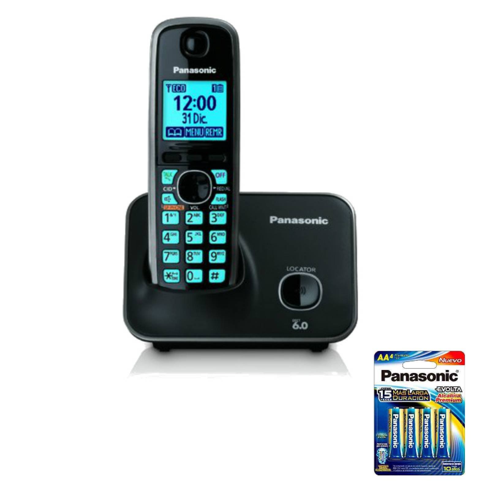 Teléfono DECT con Pantalla LCD de 1.8" Panasonic KX-TG4111ME Azul