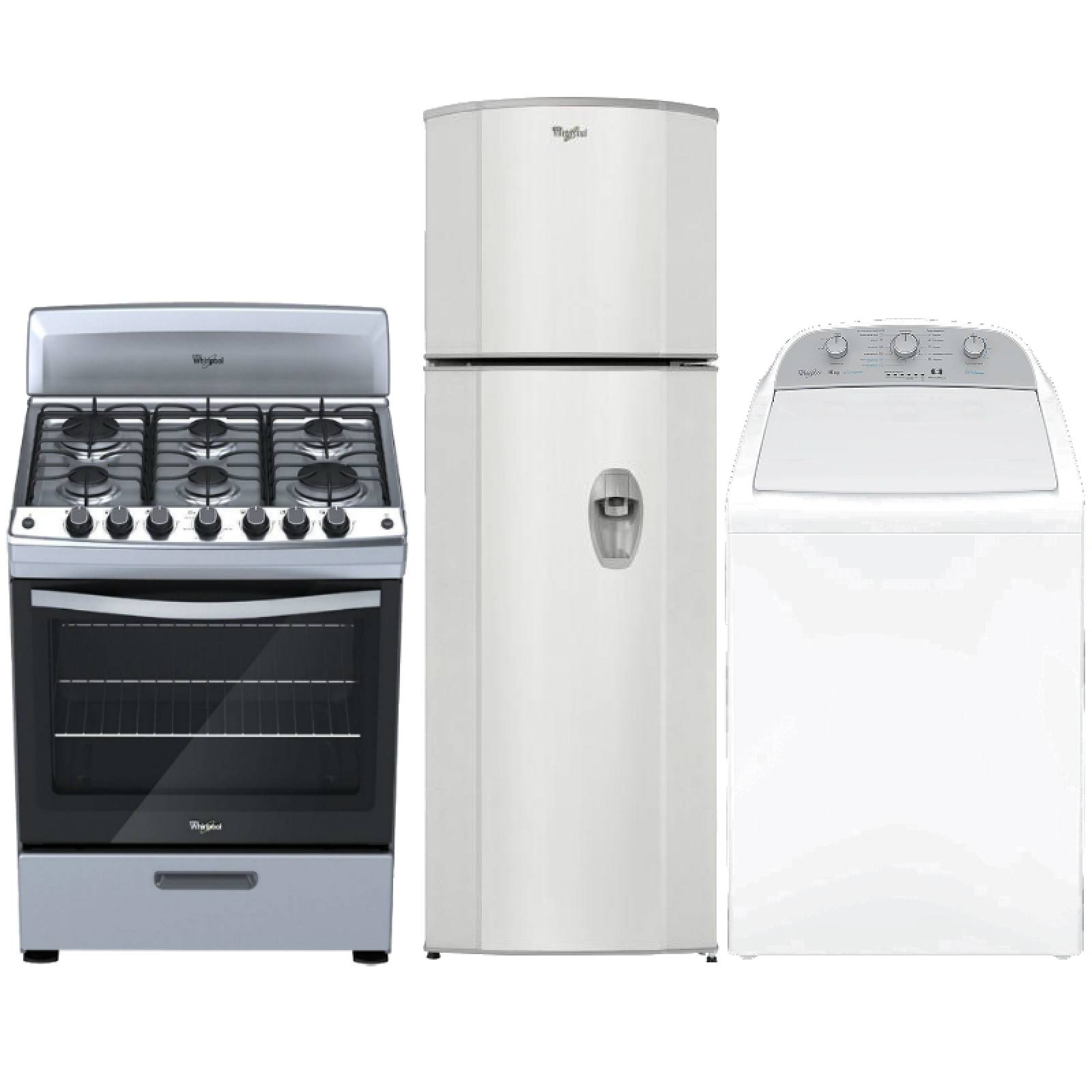 Combo Casa Refrigerador, Estufa y Lavadora WF5151S + WT9507S + 8MWTW1500CM.