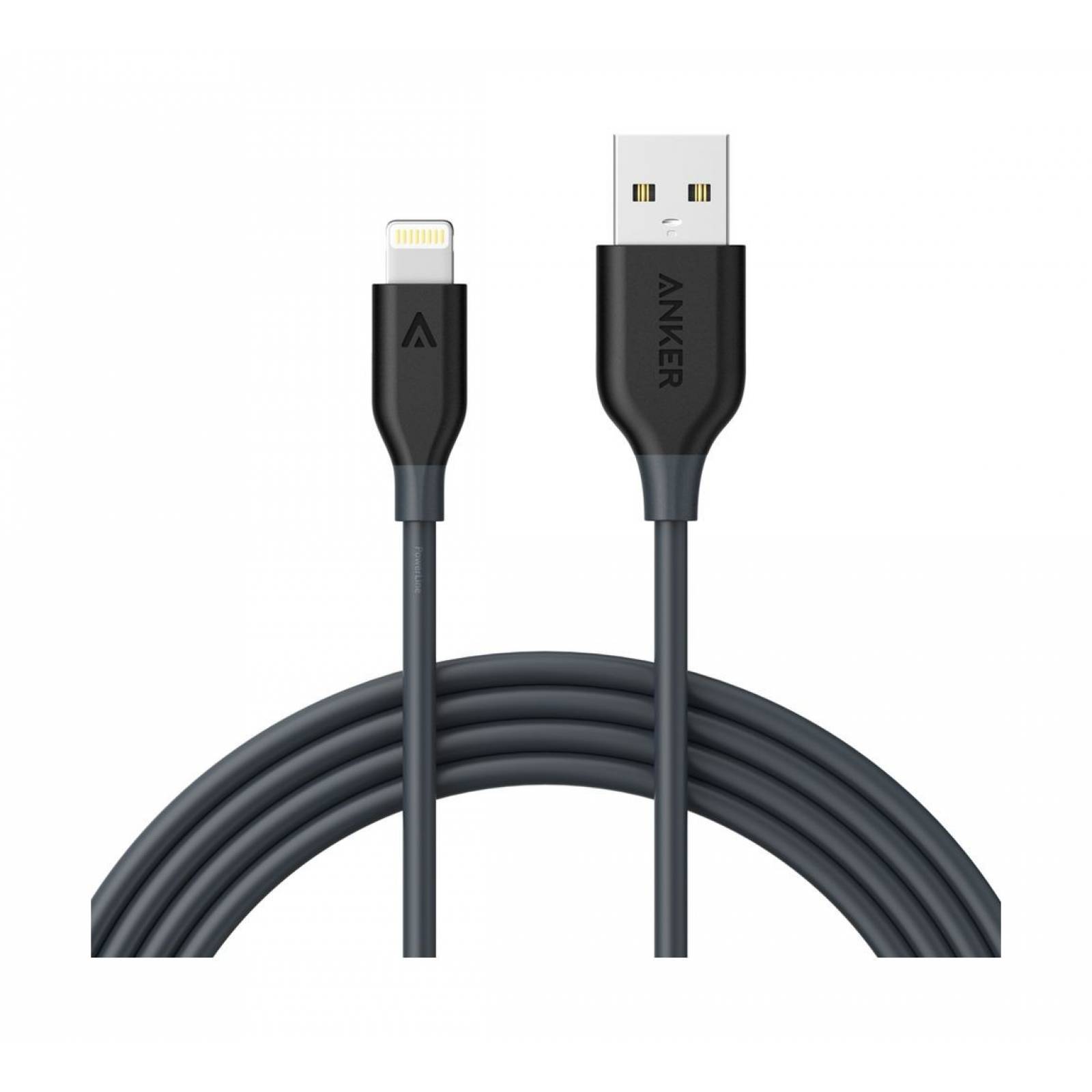 Cable ANKER POWERLINE LIGHTNING 1 Metro Negro.
