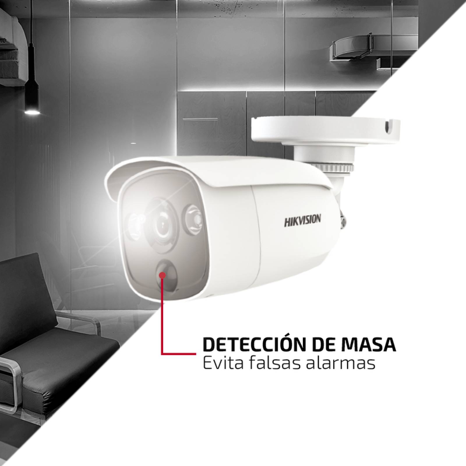 Bullet TURBO 1080p / SENSOR PIR / CLIMAS EXTREMOS /Gran Angular 103º / Lente 2.8 mm / IR EXIR Inteligente 20 mts/ Exterior IP66/ HIKVISION
