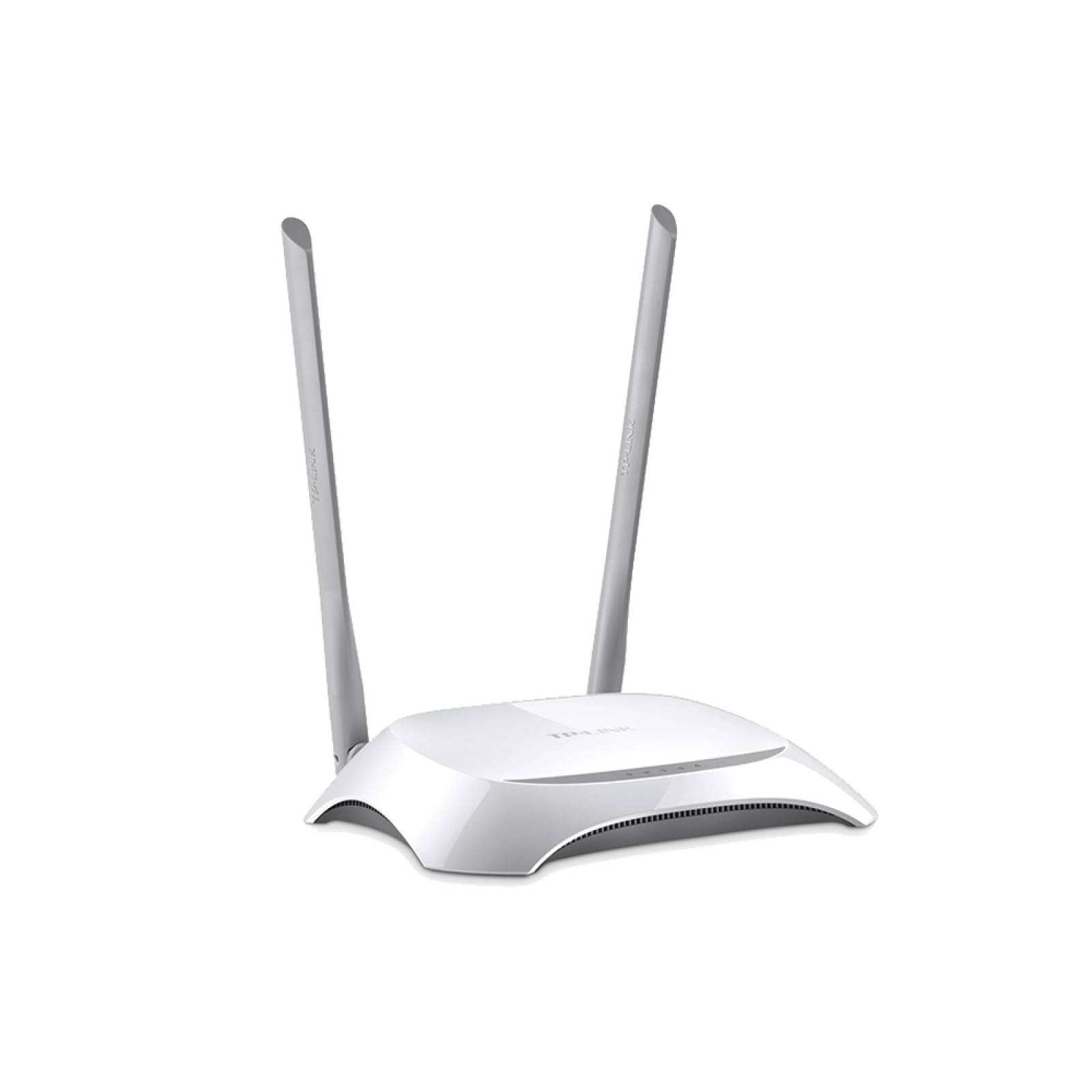 Router Inalámbrico WISP, 2.4 GHz, 300 Mbps, 2 antenas externas omnidireccional 5 dBi, 4 Puertos LAN 10/100 Mbps, 1 Puerto WAN 10/100 Mbps, control de ancho de banda/ TP-LINK