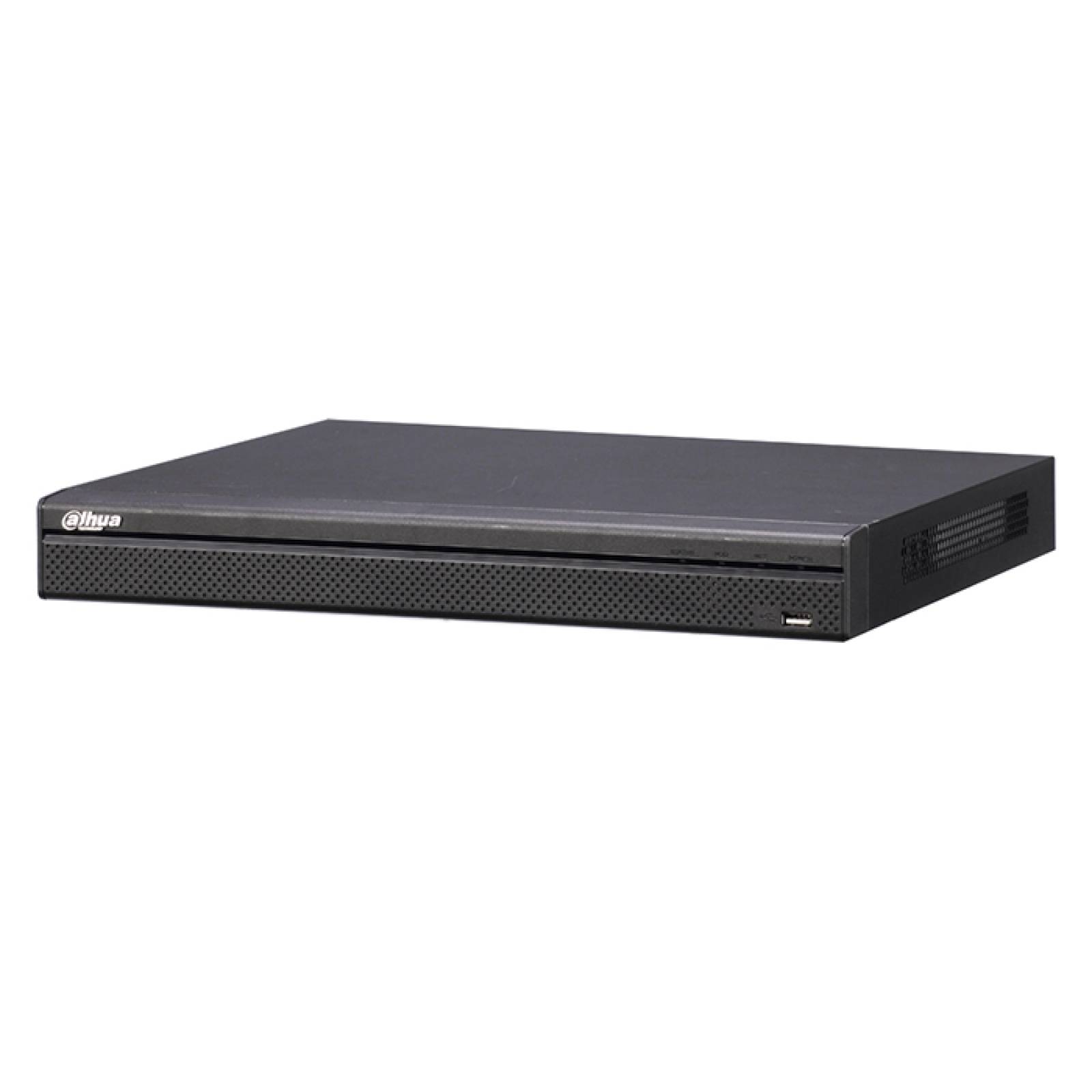 NVR 16 CANALES IP 4K/H265/H264/RENDIMIENTO GRABACION 200 MBPS HASTA 8 MP/HDMI/VGA/2 SATA MAXIMO 6TB POR HDD/ONVIF 2.4/P2P DAHUA/ SIN DISCO DURO